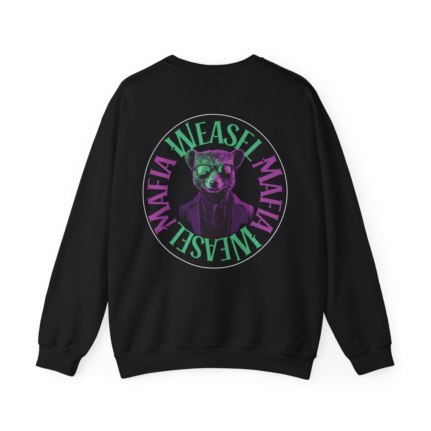 Weasel Mafia – Neon Deluxe Sweatshirt Backprint