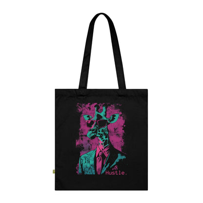 Neon Hustler Giraffe Tragetasche 100% Bio-Baumwolle