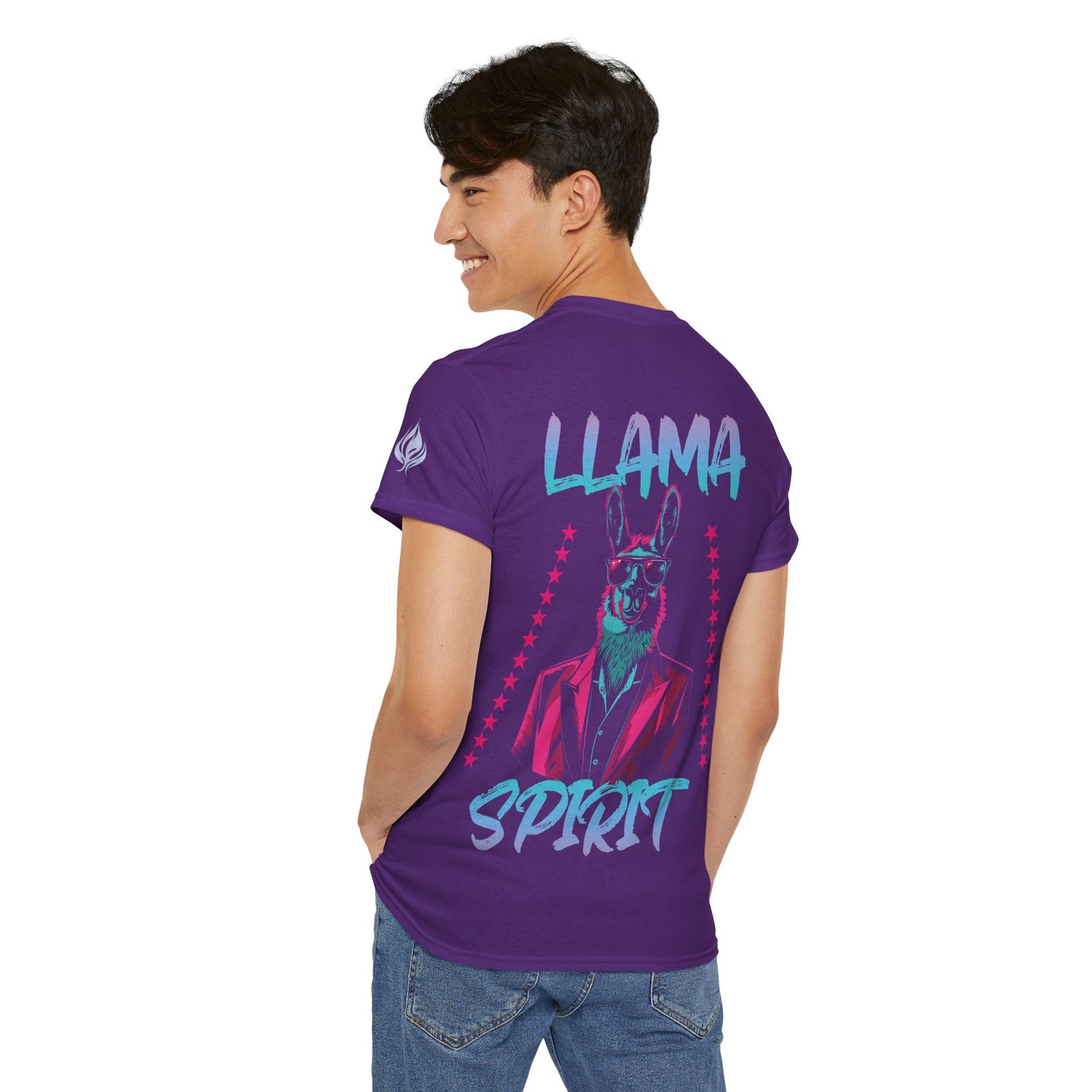 Neon Llama Spirit Premium T-Shirt