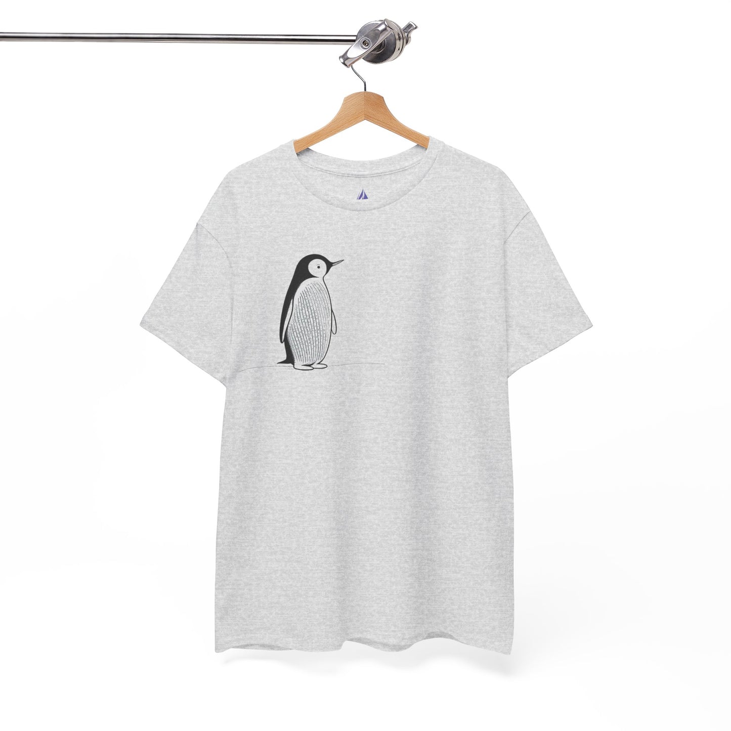 Charmantes Pinguin-T-Shirt, minimalistisches Valentinstagsgeschenk für ihn