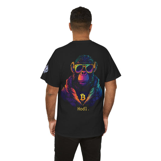 Neon Bitcoin Monkey Premium T-Shirt
