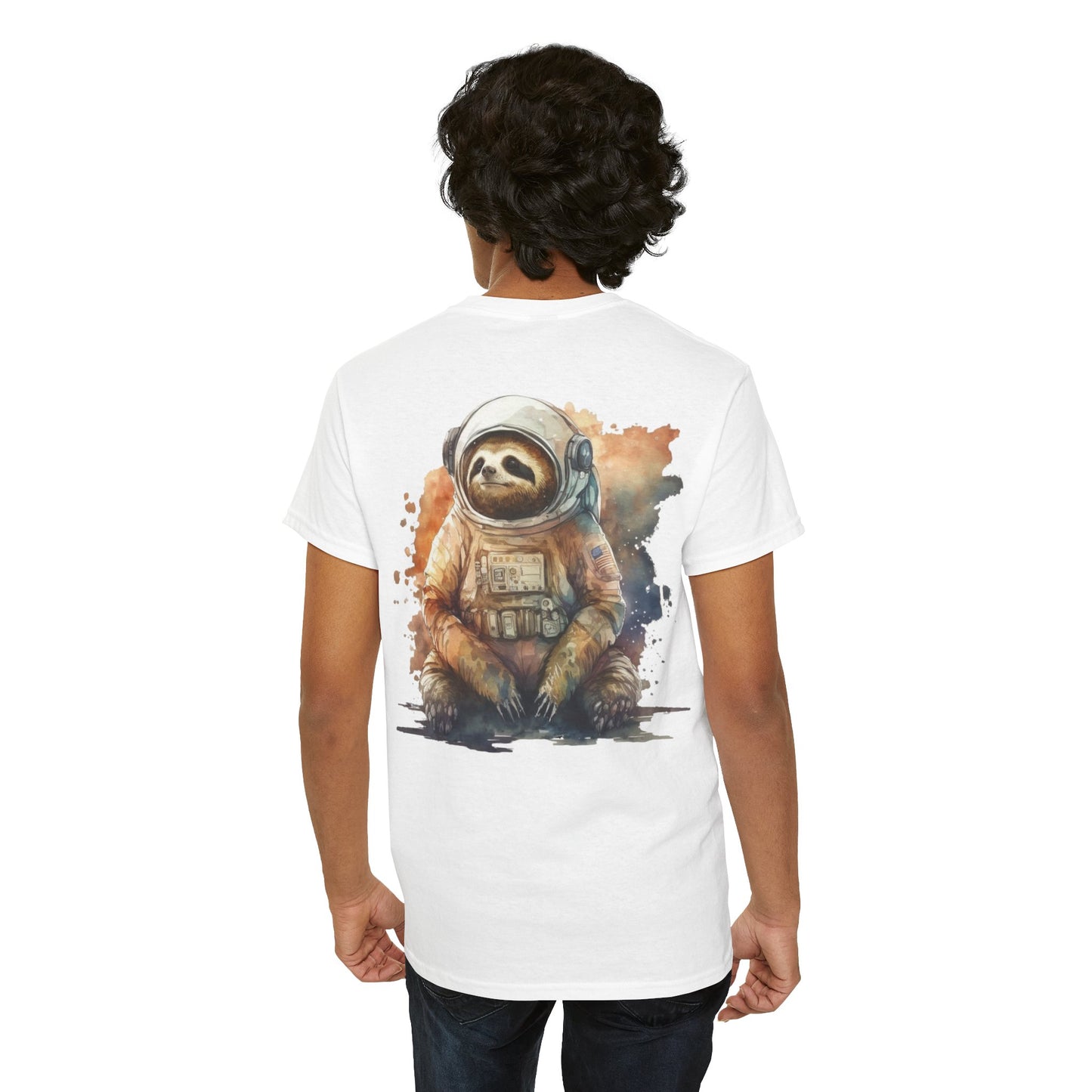 Das "Dreamscape Astronaut Faultier" T-Shirt