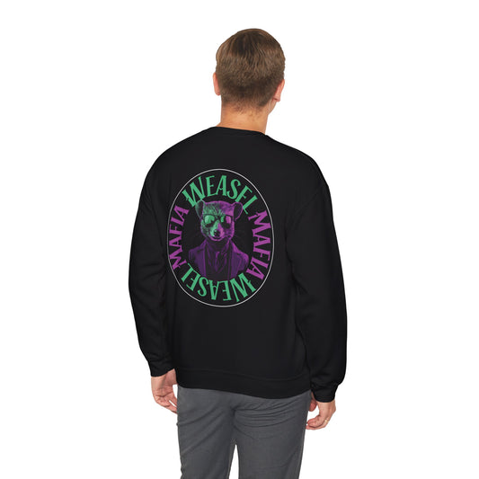 Weasel Mafia – Neon Deluxe Sweatshirt Backprint