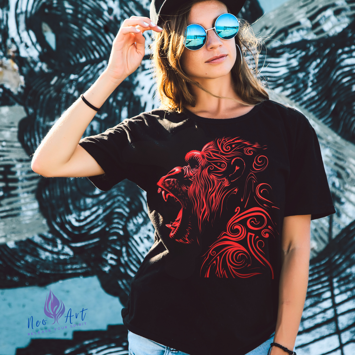 The "Neon Gorilla Code: Red" T-Shirt