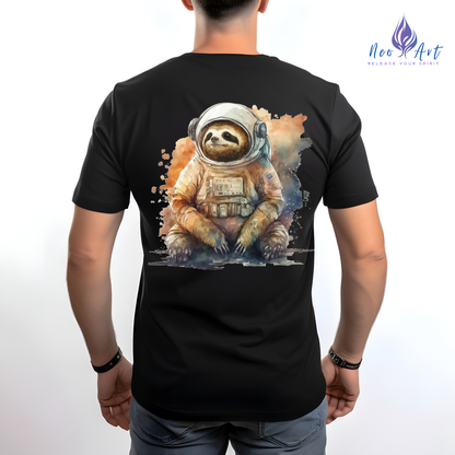 Das "Dreamscape Astronaut Faultier" T-Shirt