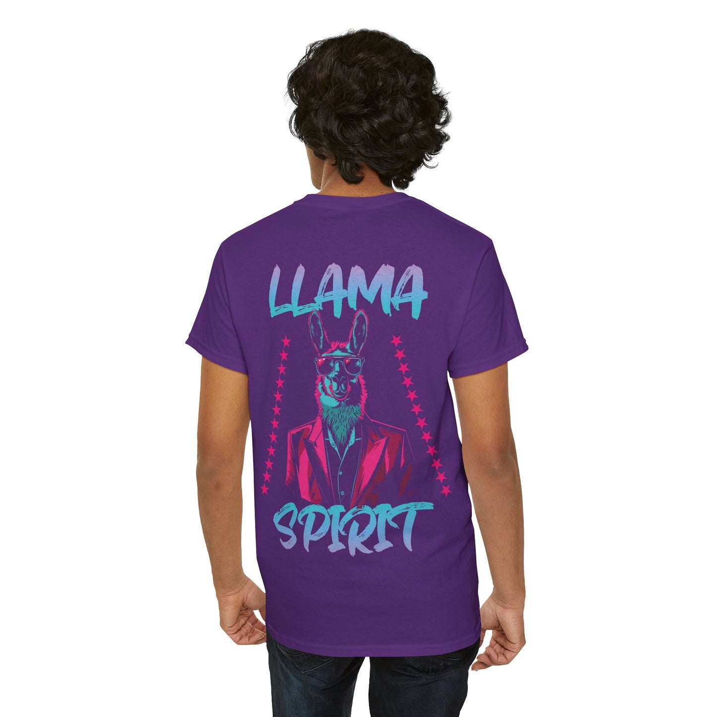 Neon Llama Spirit Premium T-Shirt