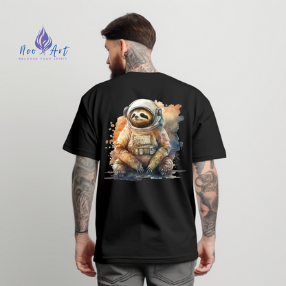 Das "Dreamscape Astronaut Faultier" T-Shirt