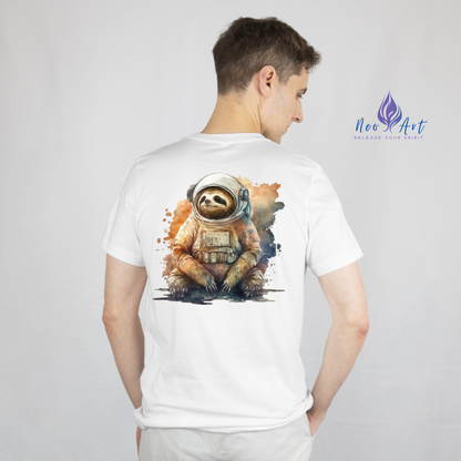 Das "Dreamscape Astronaut Faultier" T-Shirt